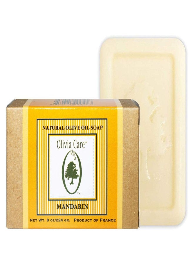Olivia Care Mandarin Bar Soap - Organic, Vegan & Natural | Pure Olive Oil | Hydrates, Moisturizes & Deep Cleans | Good for Sensitive Dry Skin | Made in USA - Image 2